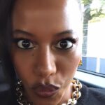 Taylour Paige Instagram - @rabanne show!!! Me as Tony Montana’s wife right after a good blow out #pfw