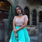 Teja Venkatesh Instagram - The princess couldn't help but feel a radiant joy as she adorned herself in the exquisite gown. 🤍🤍 📸 @asg_photography._ Makeup @preethiga_makeoverartistry_ Costume @aadmirah_by_sona