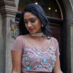 Teja Venkatesh Instagram - The princess couldn't help but feel a radiant joy as she adorned herself in the exquisite gown. 🤍🤍 📸 @asg_photography._ Makeup @preethiga_makeoverartistry_ Costume @aadmirah_by_sona