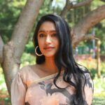 Teja Venkatesh Instagram - Petals of poise, threads of tradition – a symphony of beauty in my Alankriti saree @alankriti_silks In every fold, a story of blossoms. Alankriti's floral charm, an ode to timeless elegance. Thanks for the flawless makeup akka @shobsmakeover Beyond Grateful to grace the pages of Chennai Times Dated 19/2/2024. @praveentyagarajan #chennai #chennaitimes #tejavenkatesh #tejainsaree #saree #influencer #trending #sareelove