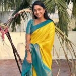 Teja Venkatesh Instagram - இனிய பொங்கல் நல்வாழ்த்துக்கள் 🎑✨🎋 #chennai #pongal #tamilnadu #tejavenkatesh #saree #sareelove #love #teja #tejainsaree
