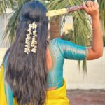 Teja Venkatesh Instagram - இனிய பொங்கல் நல்வாழ்த்துக்கள் 🎑✨🎋 #chennai #pongal #tamilnadu #tejavenkatesh #saree #sareelove #love #teja #tejainsaree