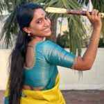 Teja Venkatesh Instagram - இனிய பொங்கல் நல்வாழ்த்துக்கள் 🎑✨🎋 #chennai #pongal #tamilnadu #tejavenkatesh #saree #sareelove #love #teja #tejainsaree