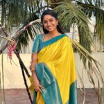 Teja Venkatesh Instagram - இனிய பொங்கல் நல்வாழ்த்துக்கள் 🎑✨🎋 #chennai #pongal #tamilnadu #tejavenkatesh #saree #sareelove #love #teja #tejainsaree