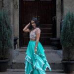 Teja Venkatesh Instagram - The princess couldn't help but feel a radiant joy as she adorned herself in the exquisite gown. 🤍🤍 📸 @asg_photography._ Makeup @preethiga_makeoverartistry_ Costume @aadmirah_by_sona