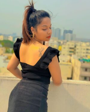 Tejaswani Behera Instagram - KAAYI 🖤🔥 

#viral #explore #post #pic