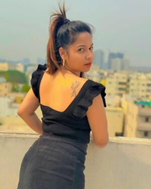 Tejaswani Behera Instagram - KAAYI 🖤🔥 

#viral #explore #post #pic
