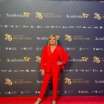 Terelu Campos Instagram - Anoche en los premios de la academia de la tv con total look de@carmelarosso. Todo al rojo q era su color favorito !!
