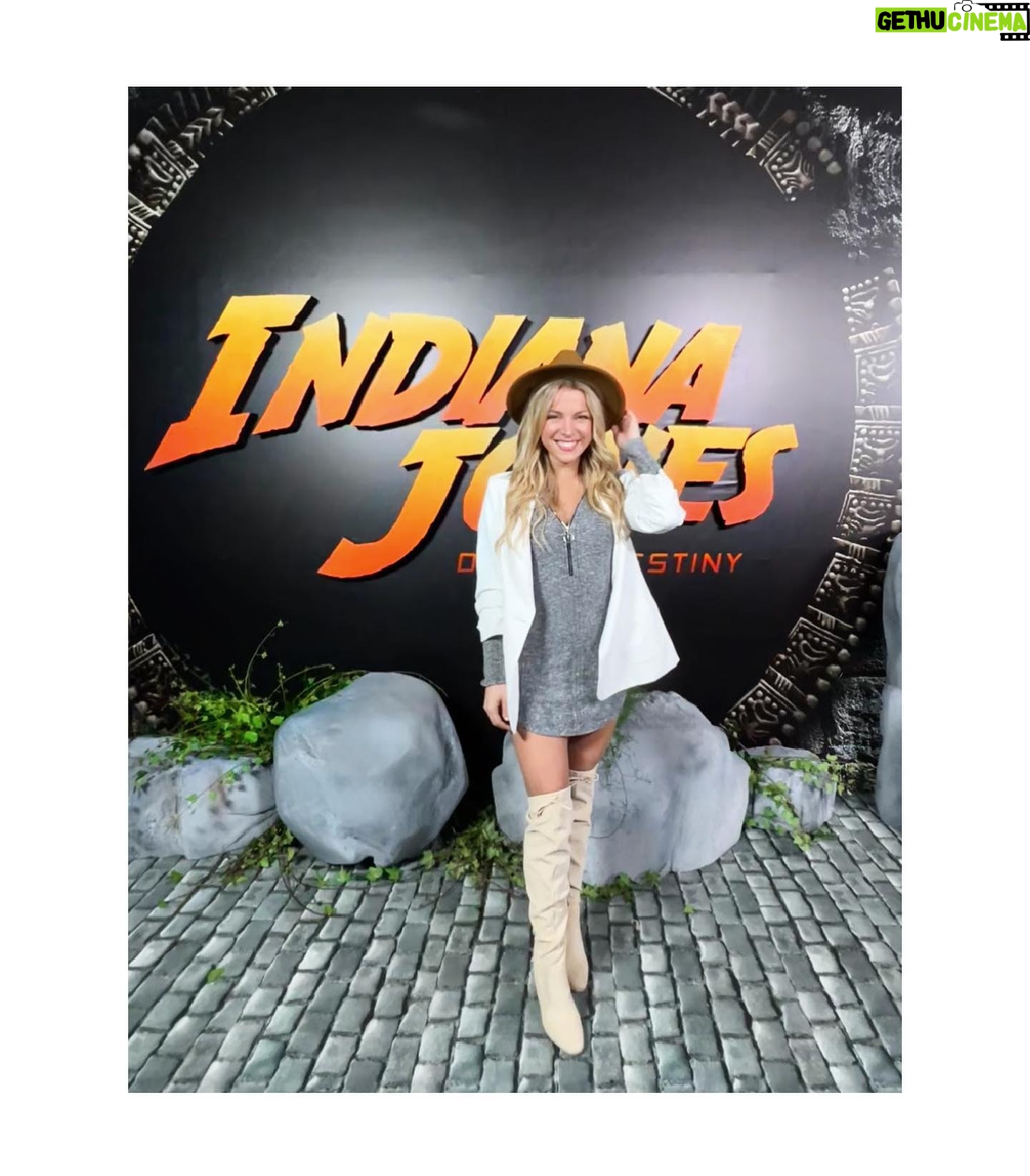 Teressa Liane - 1.1K Likes - Had so much fun last night at the sneaky peak 😉 preview of 💥 Indiana Jones and the Dial of Destiny 🧨😱💥💃🏼
Instant classic ⚡️🥳⚡️Lovedddd itttt!!!!! Xx
#IndianaJonesandtheDialofDestiny 😱❤️😆😁💃🏼 Xx @imax.melbourne