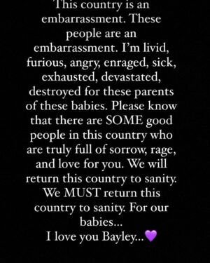 Teri Polo Instagram - The article from @washingtonpost is extremely difficult to read, the graphics are extremely difficult to watch…
Having our babies murdered is far more difficult. But you have a choice to read this article or not. 
Read that last sentence again. 
Let that sink in. 
It applies to so much of what is happening in this country right now. 
This post is dedicated to my extraordinary daughter whom is still in school and goes every morning in fear. 
And to all of the children and their parents whom continue to live in fear. 
And to the children whom have been lost, and their parents whom will grieve forever more. 

@washingtonpost