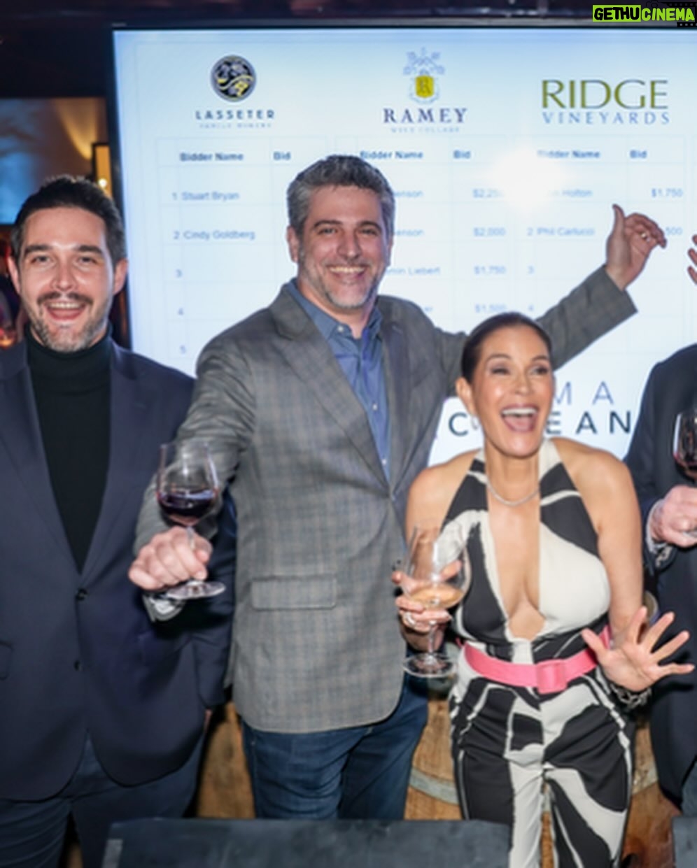 Teri Hatcher Instagram - #sonomaepicurean2024 is a signature event whose proceeds fund cancer research through @thevfoundation Thanks @dustinvalette & @randyjackson @foodiemagician and everyone whose generosity and talent helped make this this a world class event raising millions for cancer research. #victoryovercancer proudly presented by @weatherwines