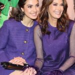Teri Hatcher Instagram – Such a beautiful night of multigenerational fashion and creativity @marccain Fashion Week! Thank you! 💜

#marccainlovesfashionweek 
#blendboundaries 
#marccaingirls