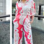 Teri Hatcher Instagram – The stunning @officialterihatcher rocking the coral pants set 💗