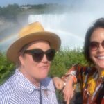 Teri Hatcher Instagram – Lots to fall in love with behind the scenes making #howtofallinlovebytheholidays  Mostly @actordanpayne 😘. And a hard working director and crew and the entire cast! I’d be nowhere without my glam team @hairtastic @rosyholosko  and I had a 1st on this film when a reviewer gave 3 sentences to complimenting my wardrobe (not to mention also liking the film) So shout out to stylist @taylororear & @riani_fashion  Check out the adorable @retr0roller who stunt doubled my skating (and lit a fire to keep learning new things) 🛼We had a great time on and off set in the gorgeous #toronto #niagra  So grateful. Let the holiday season bring in peace and joy 🎄🎁🔔♥️ Stream now for free @therokuchannel #howtofallinlove
