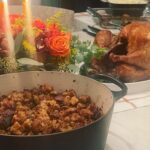 Teri Hatcher Instagram - Another day to be grateful. Our Thanksgiving gave us the connection with loved ones and of course a lot of great food! 😋 If you want any recipes, the Brussels sprouts, the yams, the cranberry sauce, the green beans, the Turkey, the stuffing were all stellar this year. (If I do say so myself😂)If you want some videos on how to make them let me know and also what medium. TikTok my YouTube channel? HatchingChange It’s been a while since I’ve posted me making food. So…Happy holidays to all. Let the festivities begin. 💖 #gratitude #sixtysecondcocktails @joeldram