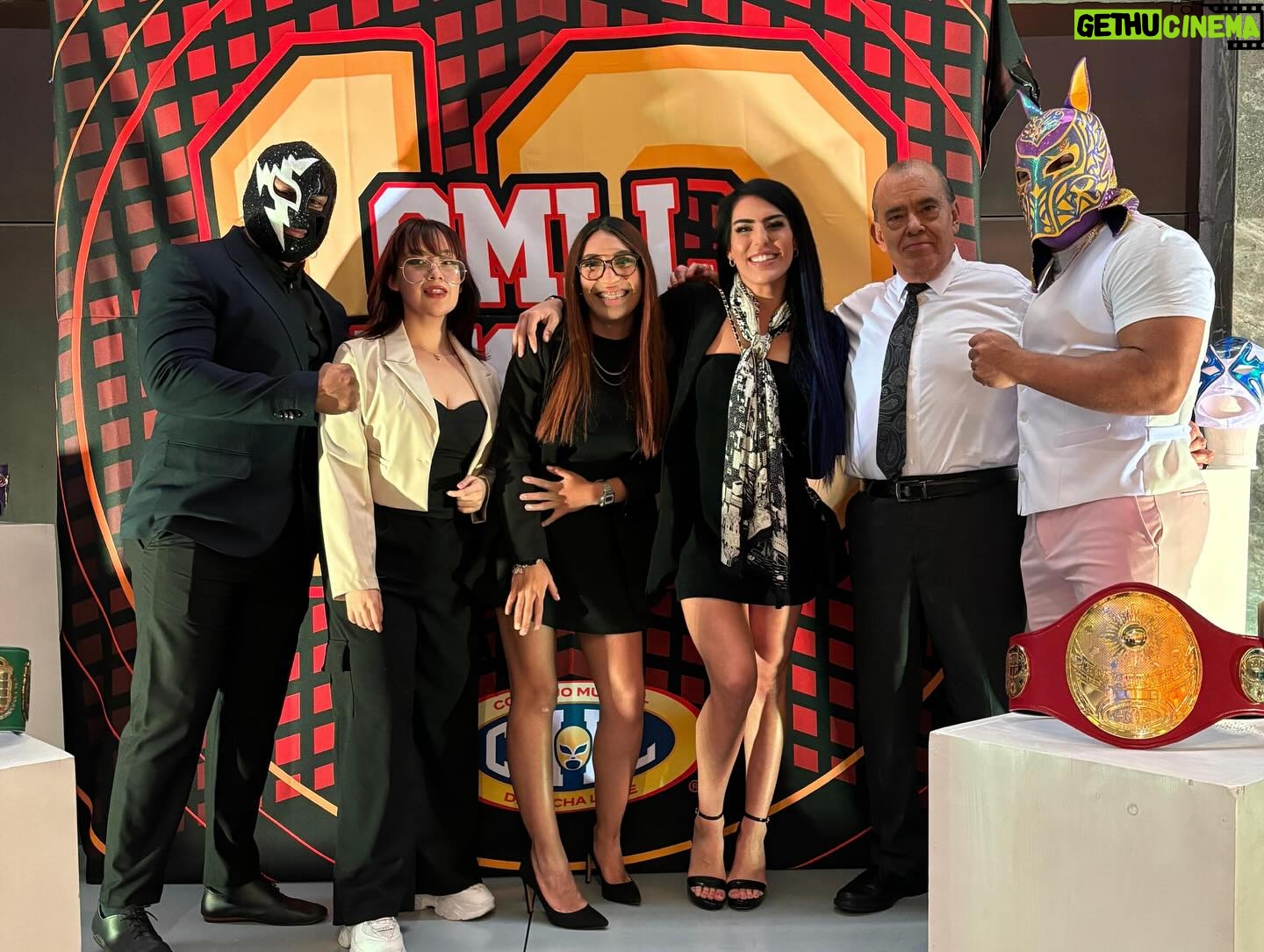 Tessa Blanchard Instagram - Celebrando 10 años de CMLL INFORMA con gente increíble. 💜