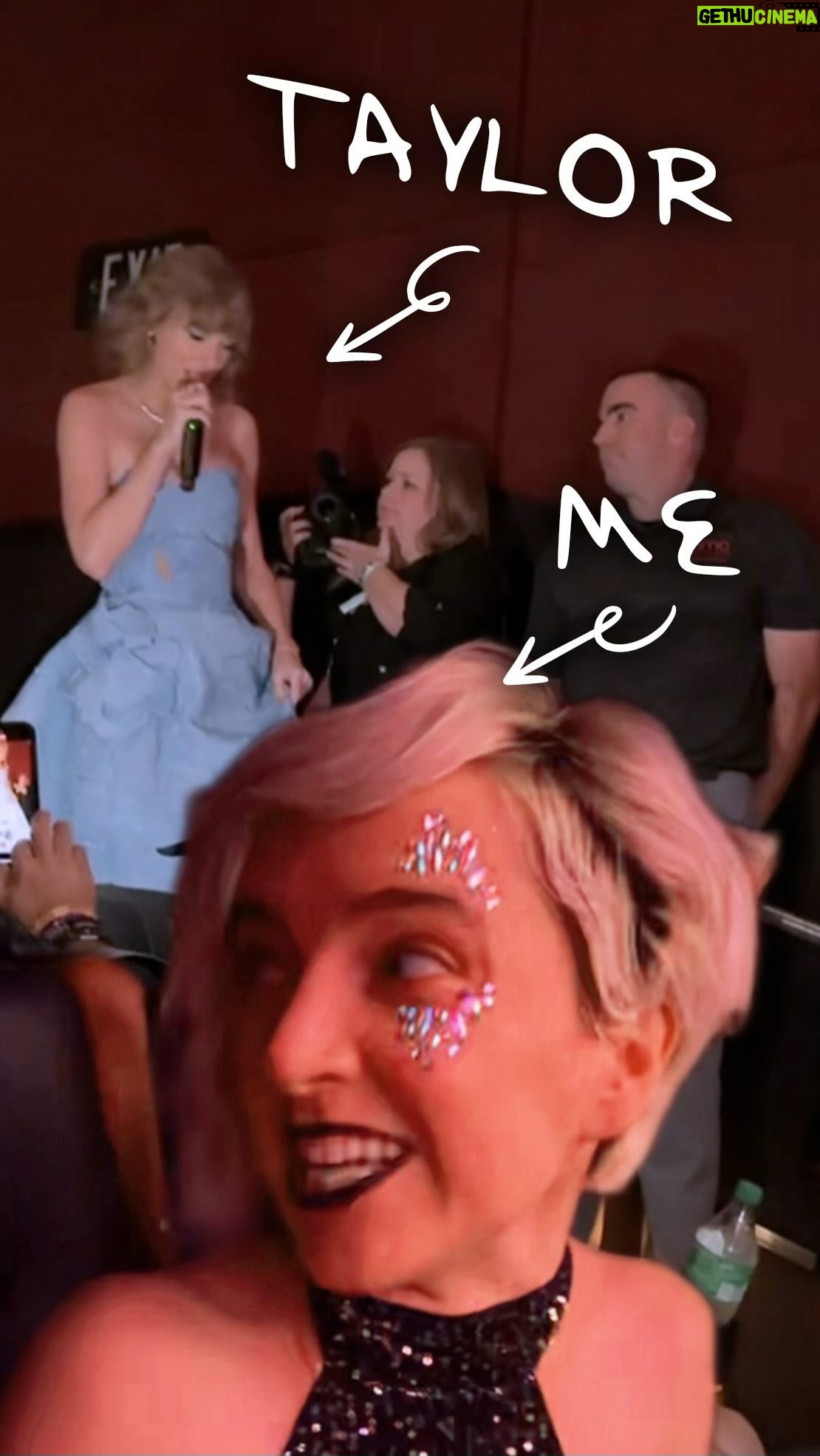 Tessa Netting Instagram - STILL PROCESSING THAT THIS HAPPENED ππ HELP ππ @taylorswift I LOVE YOUUUUU !!!! (i went to the eras tour movie premiere and it was insane and amazing and MORE ON THAT LATER I PROMISE AHHHHHH) πFOR TIX TO THE ERAS TOUR MOVIE FROM @cinemark IN-MAH-BIO πβΌοΈ #taylorswift #erastourmoviepremiere #erastour #taylornation