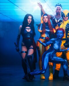 Tessa Netting Instagram - Say it with me: Magneto was always right. 💅💅💅 ❌ PHOTOCREDZ to the incredibly talented @ericcarrollphoto - when someone named Eric asks you to be Mystique YOU JUST GOTTA SAY YES THOSE ARE THE RULES ‼️ ❌ INSANELY AMAZING MAKE-UP & EDITS by @janebergstrom - I blue myself just for you 😘 PS. GO WATCH X-MEN ‘97 IF YOU HAVEN’T YET MY NERDS IT’S AWESOME MY HUSBAND WON’T SHUT UP ABOUT HOW GOOD IT IS AND HOW IT REMINDS HIM OF HIS CHILDHOOD BUT BETTER ALSO SOME PEOPLE I KNOW ARE VOICES IN IT AND ARE SO AMAZING & TALENTED THAT THEY DESERVE TO TAKE OVER THE WORLD JUST LIKE MAGNETO I LOVE THEM BUT I HATE BEING BLUE ITS SO ANNOYING HOW DO THE AVATARS DO IT ALSO JAMES CAMERON NEEDS TO STOP GOING TO THE BOTTOM OF THE OCEAN ALRIGHT PPS. ILL BE BACK ON THE INTERNET SOON THERES JUST A LOT GOING ON RIGHT NOW BUT IM GOOD I LOVE YOU OKAY BYE #xmen #mystique #mystiquecosplay #xmencosplay #ibluemyself