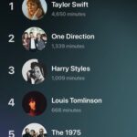 Tessa Netting Instagram - omg guess who saw ALL of their top five artists in concert this year!??!?! 🙋‍♀️🙋‍♀️🙋‍♀️ Truly in my music era ✌️haha (BOTH HARRY AND LOUIS SANG ONE DIRECTION SONGS AT THEIR CONCERTS SO IT COUNTS OKAY.) (ALSO YES I USE APPLE MUSIC - SPOTIFY IS FOR PODCASTS AND SMUT ONLY !!) Please comment below your top artists from this year…I WANNA KNOW ALRIGHT #applemusicreplay #spotifywrapped