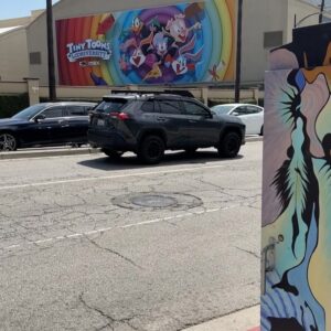 Tessa Netting Instagram - TINY TOONS LOONIVERSITY IS HERE!!!!!! Stream all 10 episodes of Season 1 RIGHT NOW on @streamonmax then tomorrow for the official premiere on @cartoonnetworkofficial (SATURDAY MORNING CARTOONS ARE BACK BABY) & pls enjoy my Sweetie-bound in front of our GIANT BILLBOARD?!?!?! ahhhhhhhhhhhhhhhhhhhhhhhhhh 
😭😭😭😭😭😭😭

#tinytoons #looniversity #tinytoonslooniversity #sweetiebird