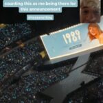 Tessa Netting Instagram - I LOVE BEING DELUSIONAL BUT ALSO CORRECT 🤡‼️1️⃣9️⃣8️⃣9️⃣‼️😭🩵 shout-out to @francisdominiic for yelling at me to buy my ticket an hour before the show started & BOY AM I SO GLAD THAT I DID!!!!! #taylorswift #erastour #1989taylorsversion