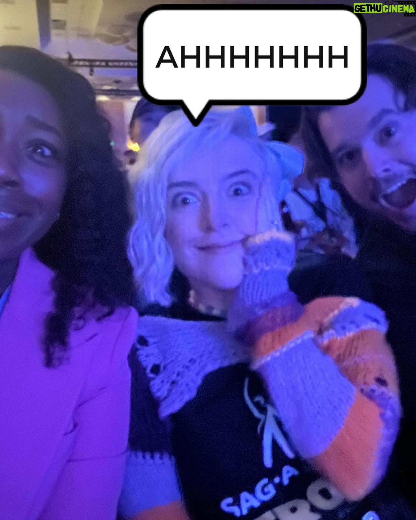 Tessa Netting Instagram - I couldn’t have said this any better so I’m reposting the caption of what my incredible toon roomie MS. BABS BUNNY HERSELF @ashleighcrystal said about our Tiny Toons screening at SDCC and more importantly HOW IMPORTANT THIS SAG-AFTRA STRIKE IS: Our SDCC23 panel was canceled and converted into a screening, so we converted that into a display of #unionsolidarity. ✊🏾💪🏾We watched alongside all the amazing fans of the show, as fans ourselves, and lemme tell ya. That #unionstrong hits different when seeing for the very first time all of the hard work that goes into these massive productions. Writers, voice actors, designers, editors, board artists, all of us!! As creatives we put our heart souls into this work. It's our dream to be here. We've trained, fought, many of us have cried and even gone broke pursuing it. I'm so grateful for a union that recognizes the true value of its workers. We're in partnership with the AMPTP, but our needs are not being met and we're the ones being punished for it. It isn't fair and it isn't right, but we will keep fighting. We're worth the fight!! #payup #unionsolidarity #sagaftrastrong #sagaftrastrike 🪧🐰🪧🐰🪧🐷🪧🦆🪧🐥 Hi Tessa again - I love these toons very much !!! I love my actor friends and writer friends and industry friends and influencer friends - ANY FRIENDS whose lives and income and freakin’ happiness have been affected by this strike - STAY STRONG FRIENDS! THIS IS HARD! THIS SUCKS! But this strike is so important and what you are doing is so important not only so creatives can be able to make a living but for the future of entertainment & labor & humans keeping jobs that make them human ❤️