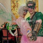 Tessa Netting Instagram - fae baes 🧚🏻‍♂️💕 @thejoemoses 🪽wings: @fairytalesbydeanna 👗 dress: @avagowns 👠 shoes: @betseyjohnson 🐐 the best most incredible & magical absolute horn-ee-est night of the year: @lojmasquerade until next time… #lojmasquerade #labyrinthmasquerade #labyrinthball #loj2023