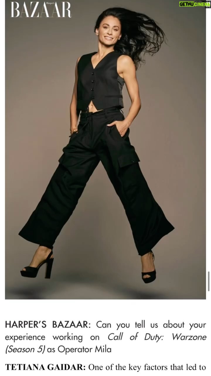 Tetiana Gaidar Instagram - @harpersbazaarus Do you guys wanna see all pictures from #bazaar shoot posted separately in the carousel in my feed? Full #interview link in bio & story 🤍 Had so much fun to work with these very talented artists: 📸 @ben_cope Production @icon_pr Stylist @audreybrianne Hairstylist @thesophiaporter @robertramoshair Make up artist @makeupbyemilydimant using @charlottetilbury #harpersbazaar #magazinecover #bazaar @bazaarvietnam @harpersbazaarus