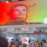 Tetiana Gaidar Instagram – Surprising to see my #commercial with @canik on such a huge screen! 🥰