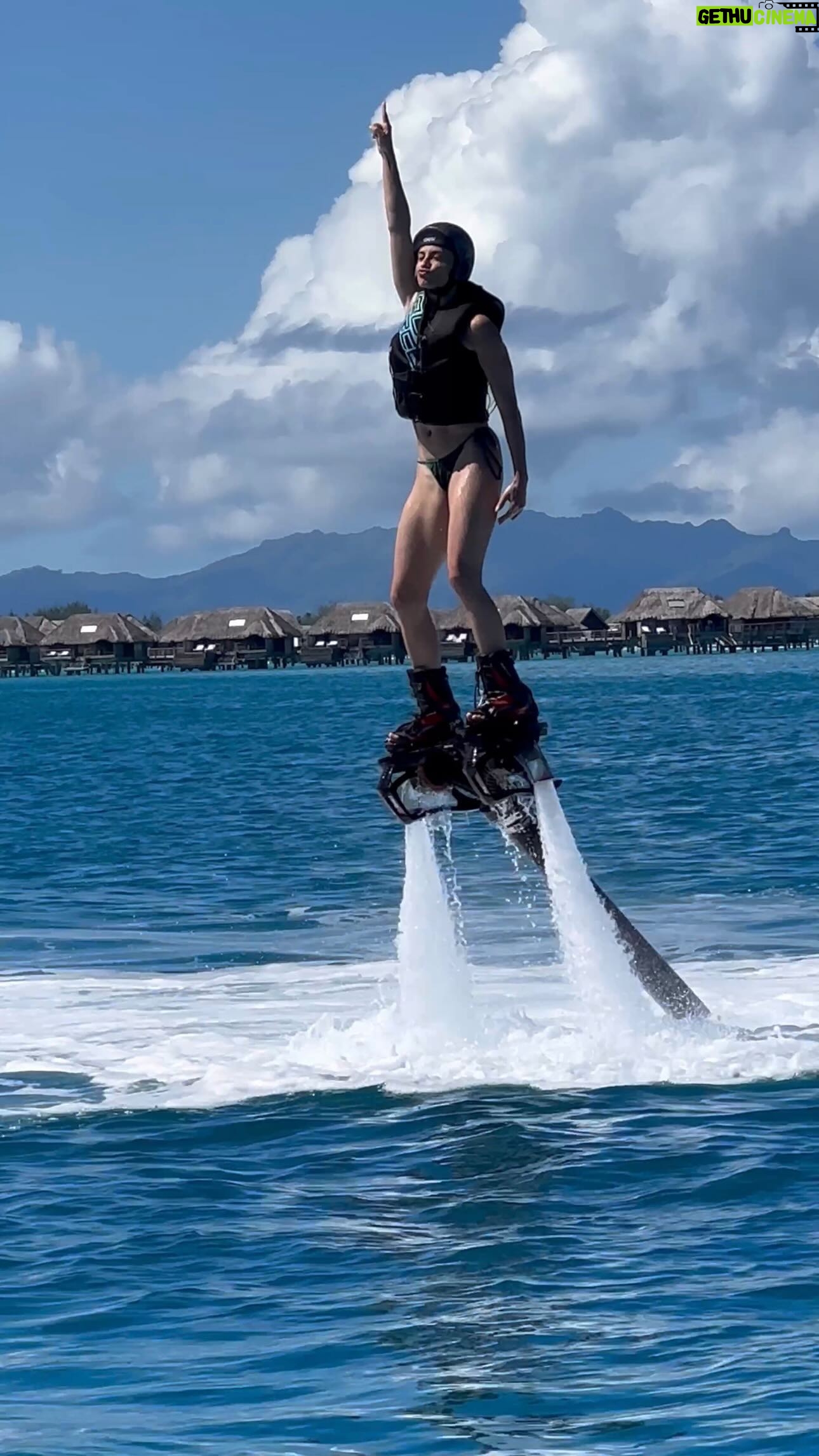 Tetiana Gaidar Instagram - How many times did you have to fail & get up to achieve your goal guys? 🔉 on! P.S. #flyboard #flyboarding in #borabora was wayyyyy harder than I thought it would be 😂 This video is just like my life …. Here are some of my fav quotes that got me through hard times 🙏: 1) “Failure gives you two choices either you stand down or you get up” @johncena 2) Stop worrying about what other people think about you and be sure that you think correctly about yourself 3) It wasn’t about if I was ready or not, I was just determined to figure out how to get there. 4) Don’t be afraid to fail big, to dream big, but remember dreams without goals, are just dreams #denzelwashington
