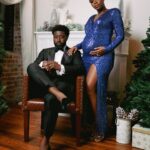 Teyonah Parris Instagram - When ya accidentally go more SLAAAAAY than SLEIGH for your Christmas photos!! 😩🤣 Merry Christmas & Happy Holidays, yall!! So, It was our first time doing Holiday photos and we honestly didn't think about the fact that we should actually smile more for the Holiday vibe 🤣 🤦🏾‍♀️ We were clearly feelin it, doh! Soooo 🤷🏾‍♀️🤷🏾‍♀️🤷🏾‍♀️ Love yall and pray you're enjoying your family and loved ones!!