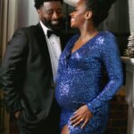 Teyonah Parris Instagram - When ya accidentally go more SLAAAAAY than SLEIGH for your Christmas photos!! 😩🤣 Merry Christmas & Happy Holidays, yall!! So, It was our first time doing Holiday photos and we honestly didn't think about the fact that we should actually smile more for the Holiday vibe 🤣 🤦🏾‍♀️ We were clearly feelin it, doh! Soooo 🤷🏾‍♀️🤷🏾‍♀️🤷🏾‍♀️ Love yall and pray you're enjoying your family and loved ones!!