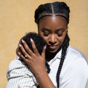 Teyonah Parris Instagram - Thank you @ebonymagazine for featuring me and my sweet girl in your Mother's Day issue! Grateful to be able to share some of my Motherhood journey thus far. 🖤

Link in bio.