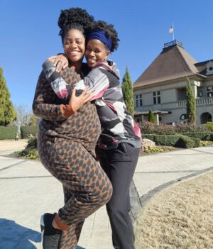 Teyonah Parris Instagram - My mommy surprised me with a Mommy/Daughter Babymoon where we focused on rest, relaxation, and reflection to mark this very special moment in my life of becoming a Mama, myself. 

So grateful for your love and guidance, Mom. Praying i will be even a fraction of the Mama you've been for me- to my child! Love you!! 🖤