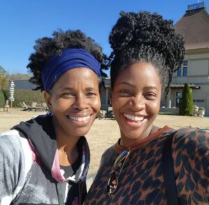 Teyonah Parris Instagram - My mommy surprised me with a Mommy/Daughter Babymoon where we focused on rest, relaxation, and reflection to mark this very special moment in my life of becoming a Mama, myself. 

So grateful for your love and guidance, Mom. Praying i will be even a fraction of the Mama you've been for me- to my child! Love you!! 🖤