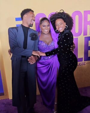 Teyonah Parris Instagram - Look what God has dooooone! 🎵

It feels surreal to be witnessing the full circle blessing of this moment for my family @daniebb3 & @coreyhawkins !! Whooooof God is so good and so are their performances!! The love and history between our Harpo & Sophia is palpable every moment they're on screen.

My first time seeing it (this was my 4th and I loved it still!) I couldn't move for  15 minutes afterwards as I sat in the theatre bawling my eyes out. A classic story beautifully reimagined by @blitzambassador and a stunning cast!! Congratulations to all involved!! Thank you for this truly truly beautiful film!