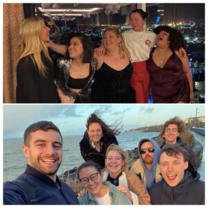 Thaddea Graham Instagram - Hands down the best experience of my life.

Thank you @brownjryan for creating this world for us to explore, @noemispanos and our Euston family for jumping on board alongside Chris Martin, and @chrisbaugh23 for steering us through some pretty unpredictable seas.

A massive thanks to our incredible crew in the production office, workshops and on the ground with us who kept us trucking forwards relentlessly and tirelessly - we’d be nothing without you. 

@louisekielycasting thank you for bringing all of these incredibly talented humans into the room and subsequently into my life - you found some quare good’ns 😈

We fell head over heels in love with each other and this city like absolute saps, made something we’re super proud of/ excited about and had some deadly craic whilst we were at it. Grateful doesn’t even begin to cover it. So proud of every single one of this team 💚

Wrecked (w/t) will be coming to you later this year on BBC3 🛳🐥☠️