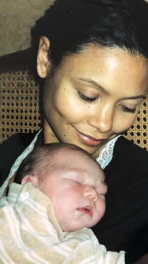 Thandiwe Newton Instagram - Happy Birthday to the ultimate gift that keeps on giving. My one-kit-wonder for so many years, plopped in her car seat from make up trailers to locations, pouting and brows furrowed in a face that you knew was going to stop traffic with its twinkling sweet death stare. 

She remained cross at every injustice (“horrible people”😋) aware of her self worth (“don’t worry Mummy, I’m way cooler than you when you were 12”), even at 4 she was determined to outsize her older sister (“Rip, to mice I am massive”) always supportive of my raging against the machine (“Here she goes again”) and even at 9, an advocate of passive resistance (“I love arguing, it’s like a Sport I could take up”)

There’s a reason they’re called millennials - because they’re everything we’ve ever been and should have been and could have been and want to be. We as human beens (she’s gonna HATE THAT 😝).

Oh my Bugs, only one more tragic paragraph to go… 

@nicoparkerofficial shines right at the centre of that, for me. The birth of everything cool.

My baby.

I love you forever and ever after that.

Sorry I embarrass you. But you’re just so f***ing excellent.

X