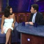 Thandiwe Newton Instagram - Back in the day, pregnant with @ripley.parker on the first season of #JonStewart show. Proud to be part of his (much needed) return to social commentary, @theproblem. Watch now on @appletvplus.