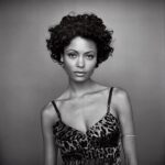 Thandiwe Newton Instagram - Happened upon this from 20 years ago, when I was doing #Beloved press … Brilliant photographer @derricksantini @dolcegabbana still crushing it 20 years later I’m still here too heh heh 🏴‍☠️