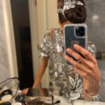Thandiwe Newton Instagram - Back at the hotel after @gothamawards #President lost bigly, but won mostly 🙏🏽 Sent pics to @erinwalshstyle to show off my DIY hair tonight. No budget for hair and make up ‘cause #President is the ‘little documentary that could’, and no way I’m spending MY money on tricking myself up! So DIY. I’m a Drag Queen at heart, even if don’t have the d**k to prove it. Facts. @kerastase_official thanks to @loniburkow was a HUGE help. And #Elnett hairspray. And #Tancho hair tique And dreamy @chanelofficial #rougueallurelaque in ‘80 Timeless’ on my pout. @oscardelarenta divine skirt and top ( I snipped off a bit of the skirt and put it in my hair). Cool @cicada_jewelry earrings “We’re all naked. The rest is Drag” Ru Paul ♥️ X Thandiwe