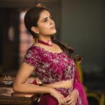 Thanuja Puttaswamy Instagram - Always positive🍁 . . . . . @aarushireddylabel #positive #goodvibes #instagood #instagram #fanslover