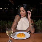 Thauny Raquel Instagram – Dinner 🍷