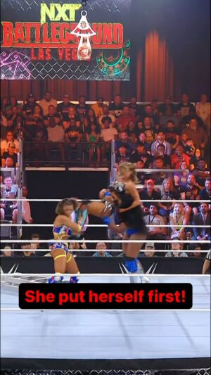 Theresa Lee Schuessler Instagram - @fallon_wwe is not going down that easy! 😤 #NXTBattleground
