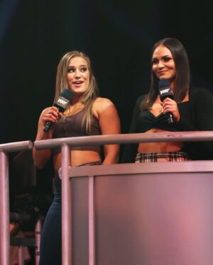 Theresa Lee Schuessler Instagram - A big congratulations to my former tag team partner for getting drafted to Raw! Even though I still hate you… you’re one of the hardest working people I know and are going to absolutely kill it on the main roster 💪🏼
.
.
Be sure to tune in tonight for Night 2 of the WWE Draft!
