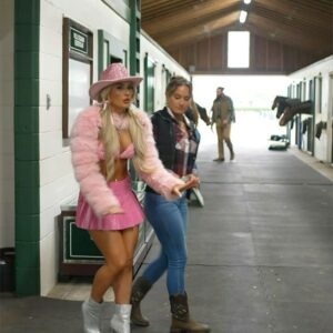 Theresa Lee Schuessler Instagram - It was a day on the ranch that @tiffanywwe and @fallon_wwe will never forget 🤠😂