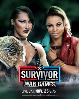 Theresa Serrano Instagram - Can @zoeystarkwwe dethrone @rhearipley_wwe at #SurvivorSeries?