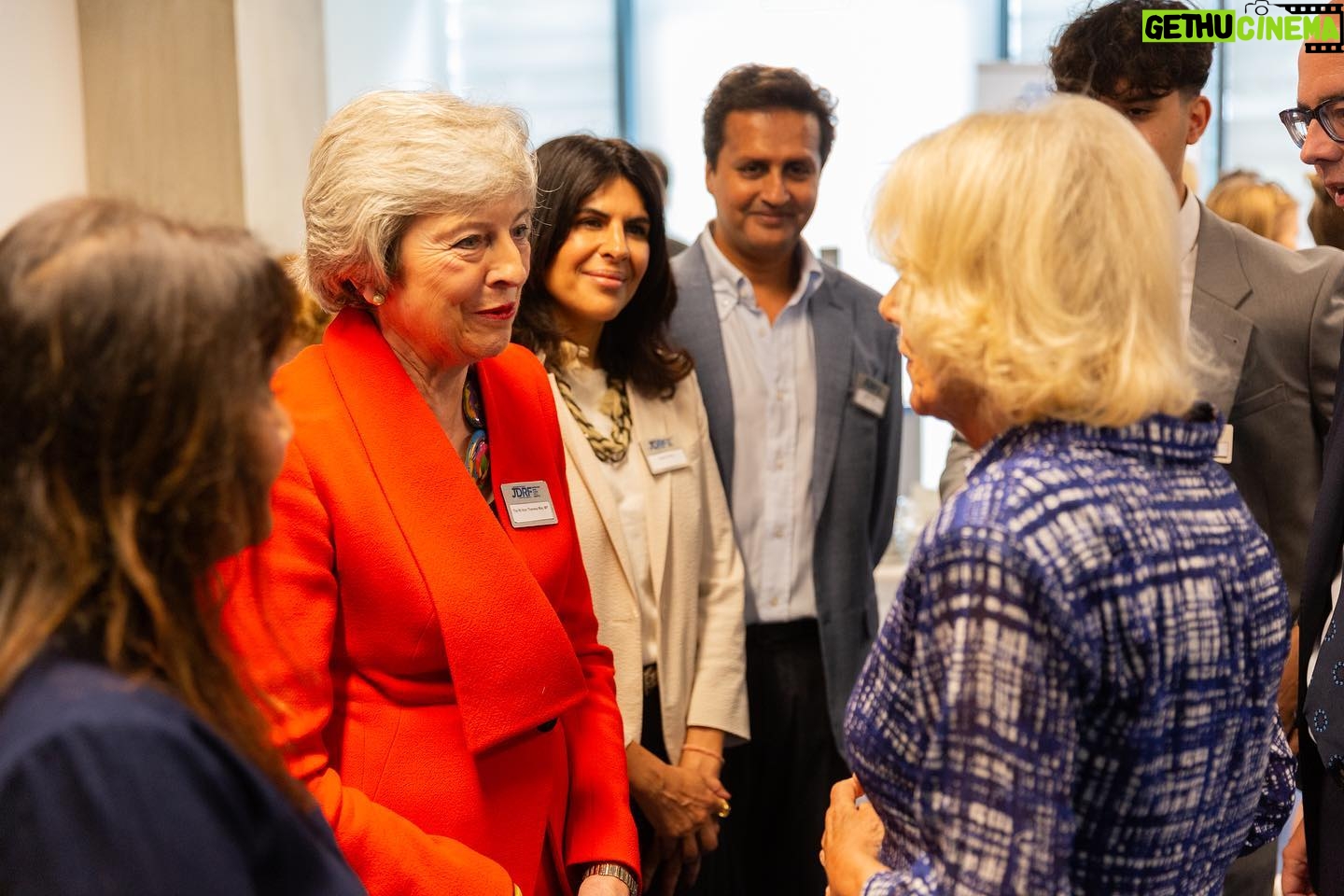 Theresa May Instagram - This week I joined HM The Queen at @ucl where diabetes charity @jdrf_uk is funding groundbreaking research into autoimmune conditions. Very proud to be a JDRF Ambassador - a charity whose decades of funding & research has been critical to the development of new treatments.