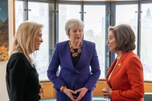 Theresa May Instagram - It was a great pleasure to host my friend @speakerpelosi at Parliament for a discussion of the 🇬🇧🇺🇸 partnership and our shared challenges at home & abroad. 

In a world where our values are under threat, the alliance between our two countries has never been more important.