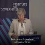 Theresa May Instagram – It was a privilege to deliver the James Brokenshire memorial lecture today.
James was a dedicated public servant. He embodied decency, honesty & integrity. I spoke about how we can do more to live up to those values.
š¹ Watch: https://www.instituteforgovernment.org.uk/events/james-brokenshire-lecture